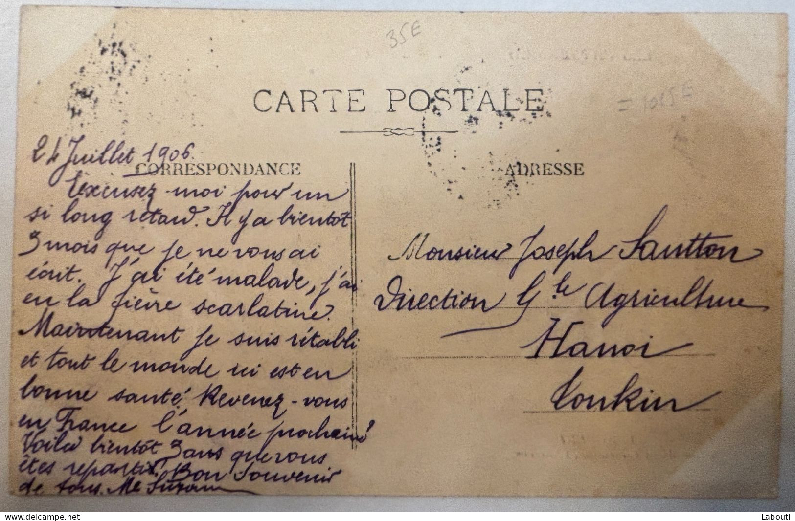 Carte Postale Les Paysans Chez Eux Chevau à La Herse Voyagé - Chartres