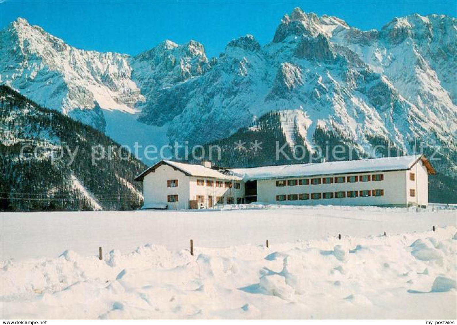 73785245 Mittenwald Bayern Ganghofer Jugendherberge Panorama Mittenwald Bayern - Mittenwald