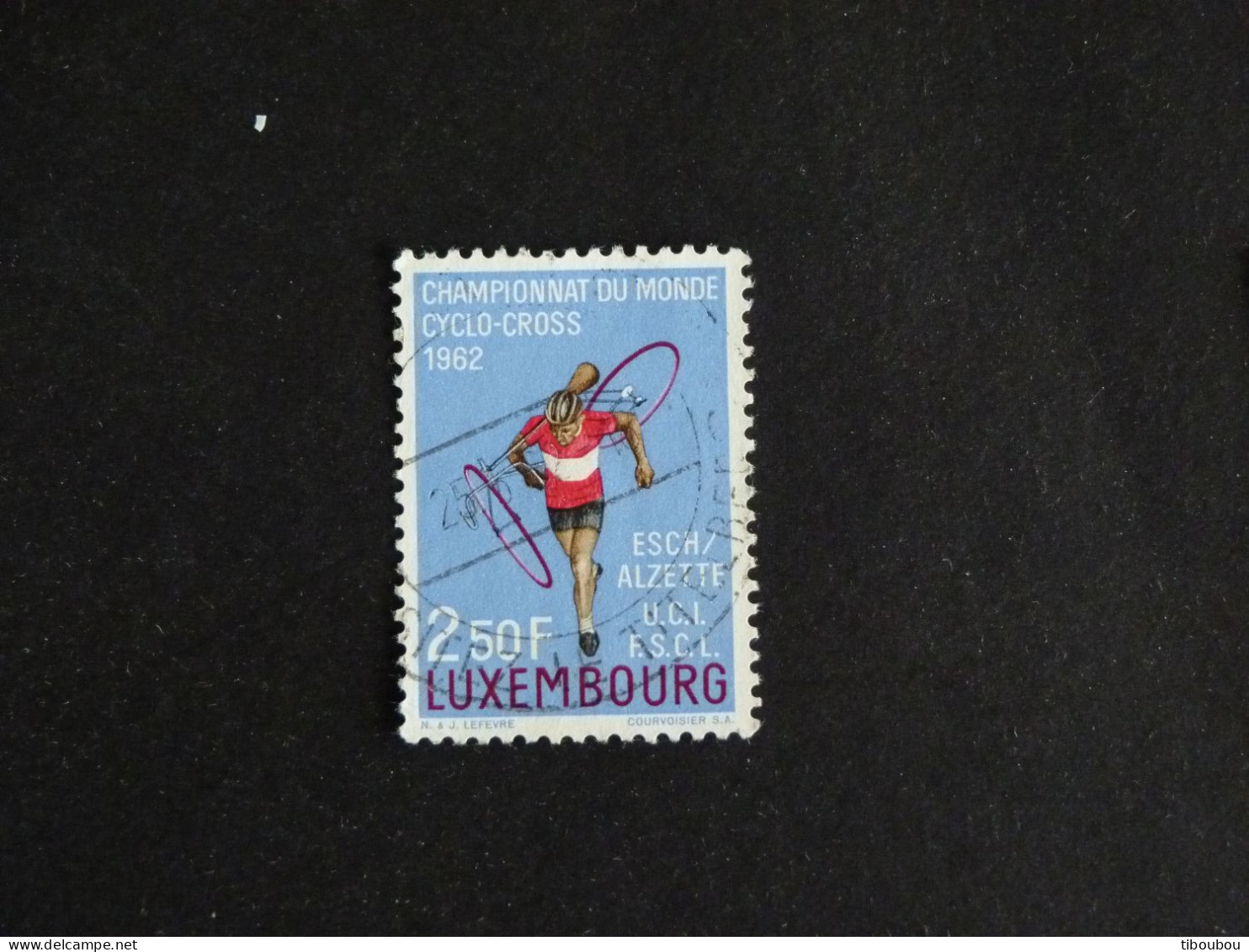 LUXEMBOURG LUXEMBURG YT 609 OBLITERE - CYCLO CROSS CYCLISME VELO - Used Stamps