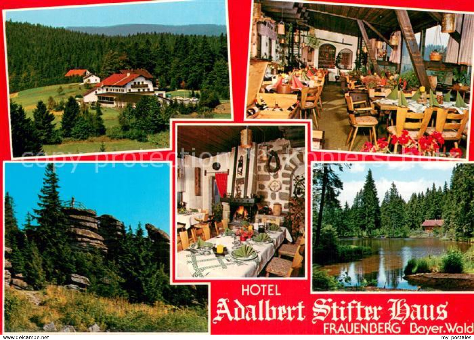 73785221 Haidmuehle Silence Hotel Adalbert Stifter Haus Gaststube Kaminzimmer Pa - Autres & Non Classés