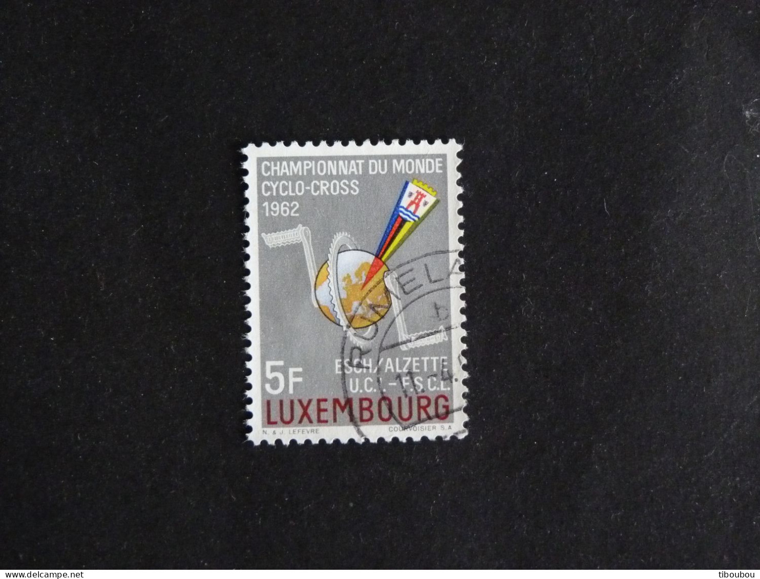 LUXEMBOURG LUXEMBURG YT 610 OBLITERE - CYCLO CROSS CYCLISME VELO - Used Stamps