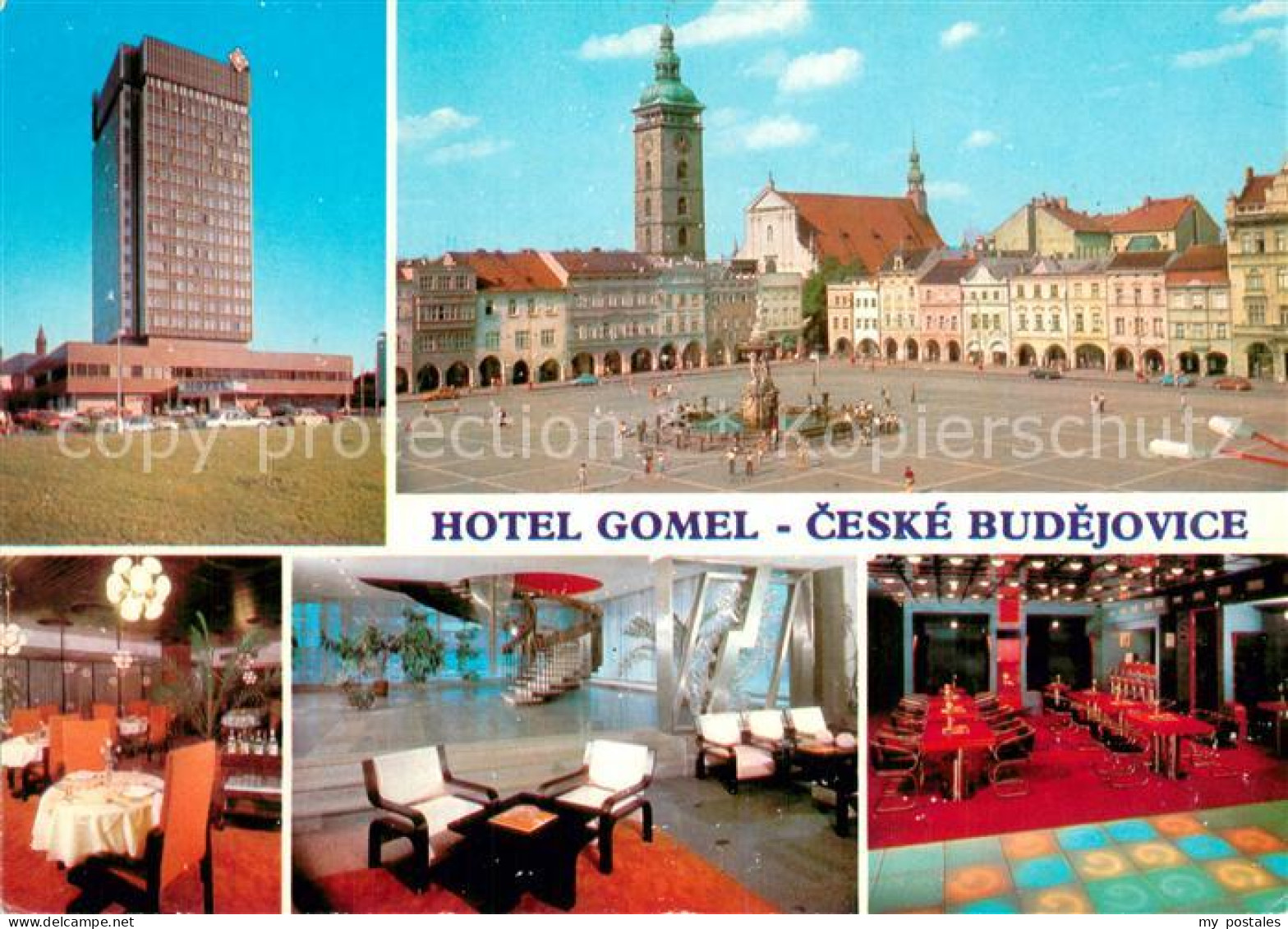 73785213 Ceske Budejovice Budweis CZ Hotel Gomel Restaurace Druzba Vstupni Hala  - Tschechische Republik