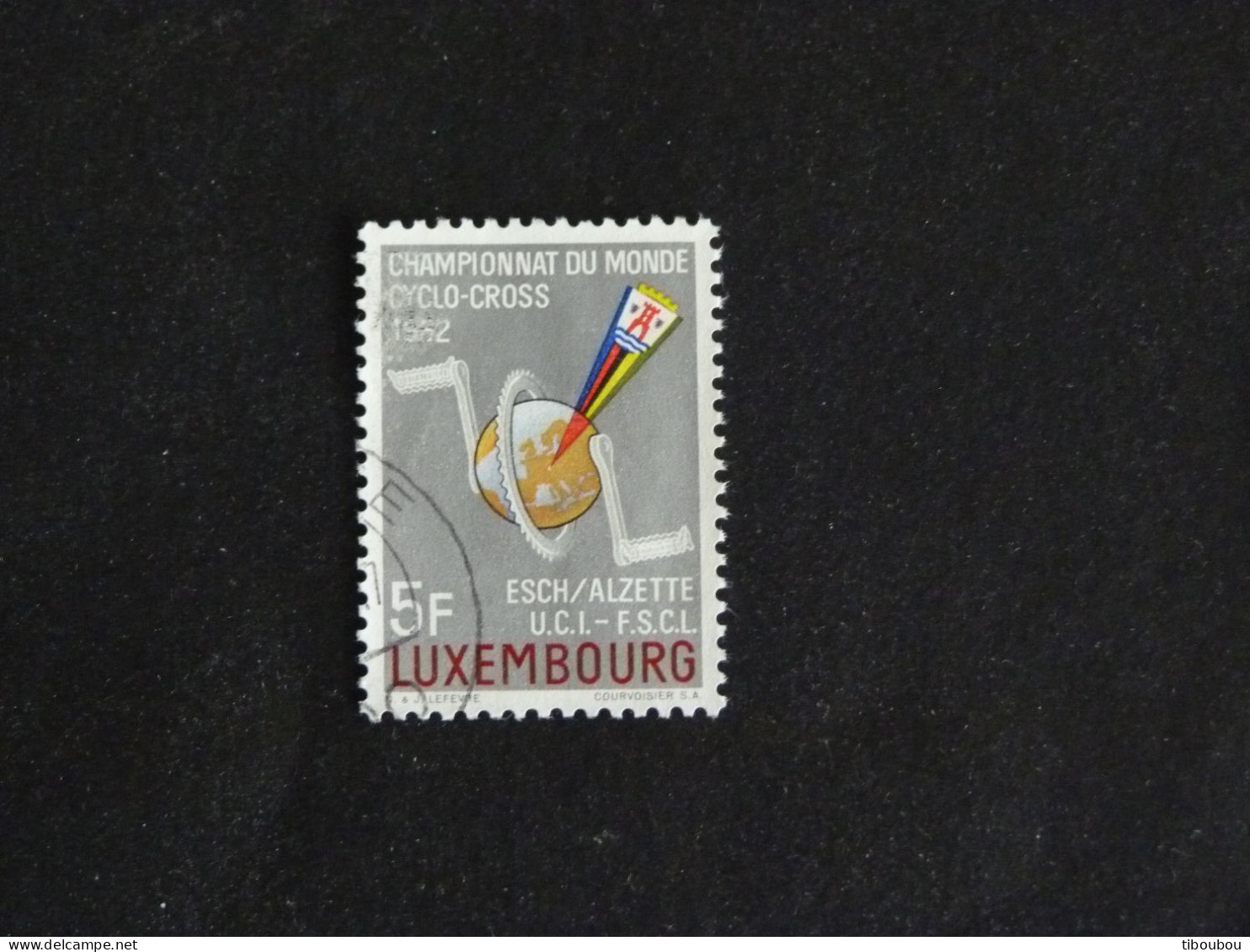 LUXEMBOURG LUXEMBURG YT 610 OBLITERE - CYCLO CROSS CYCLISME VELO - Used Stamps