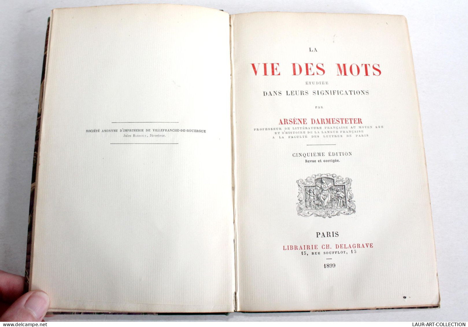 LA VIE DES MOTS ETUDIEE DANS LEURS SIGNIFICATIONS Par DARMESTETER 1899 DELAGRAVE / ANCIEN LIVRE XIXe SIECLE (2603.125) - 1801-1900