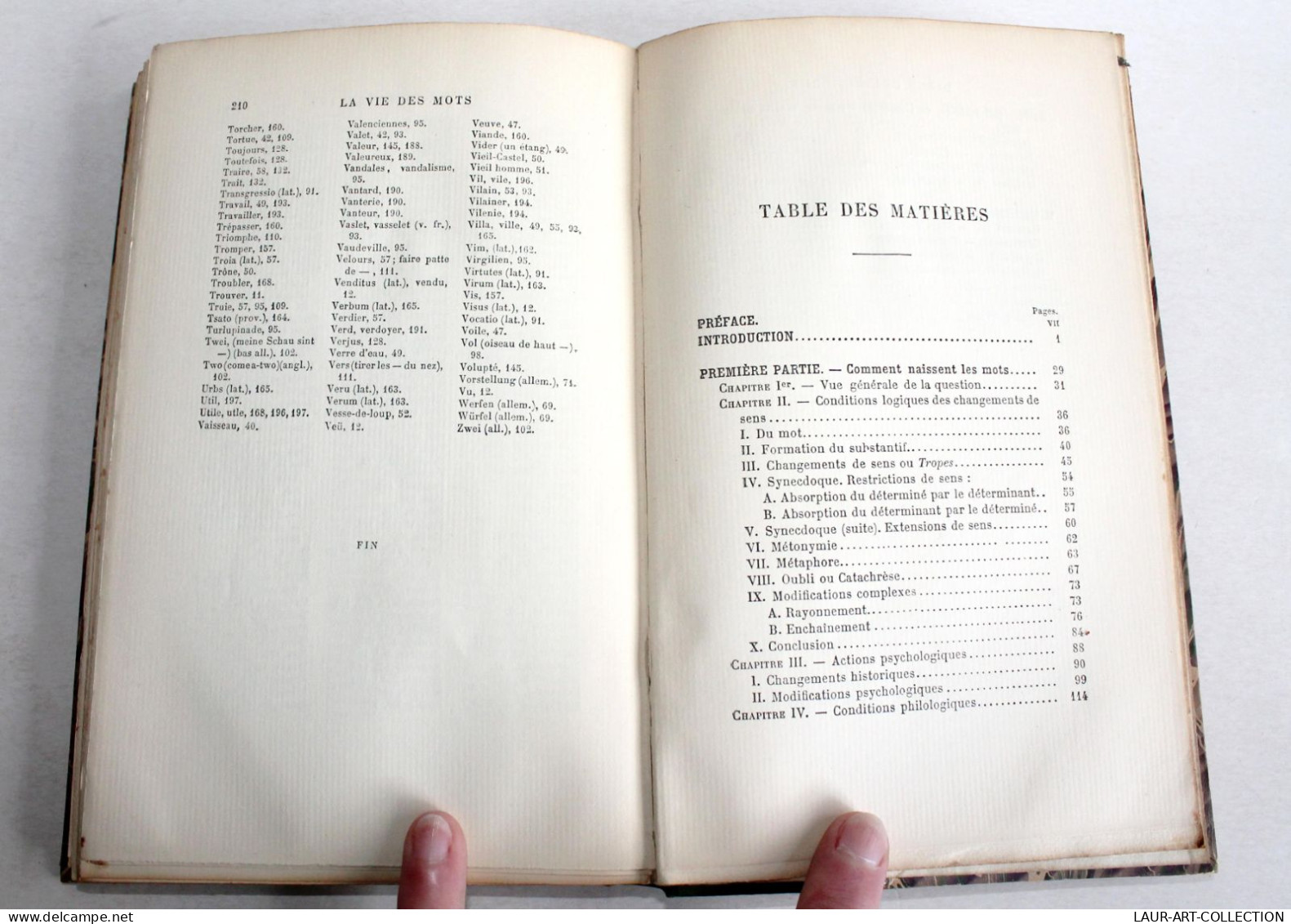 LA VIE DES MOTS ETUDIEE DANS LEURS SIGNIFICATIONS Par DARMESTETER 1899 DELAGRAVE / ANCIEN LIVRE XIXe SIECLE (2603.125) - 1801-1900