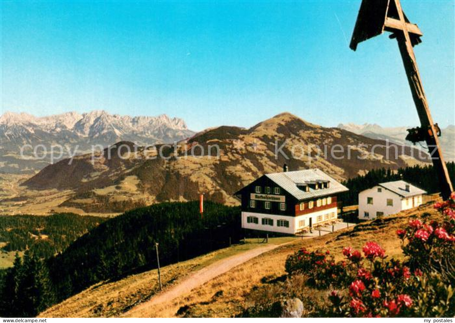 73785180 Wildschoenau Tirol Markbachjochhaus Mit Wildem Kaiser Und Hohe Salve Wi - Autres & Non Classés