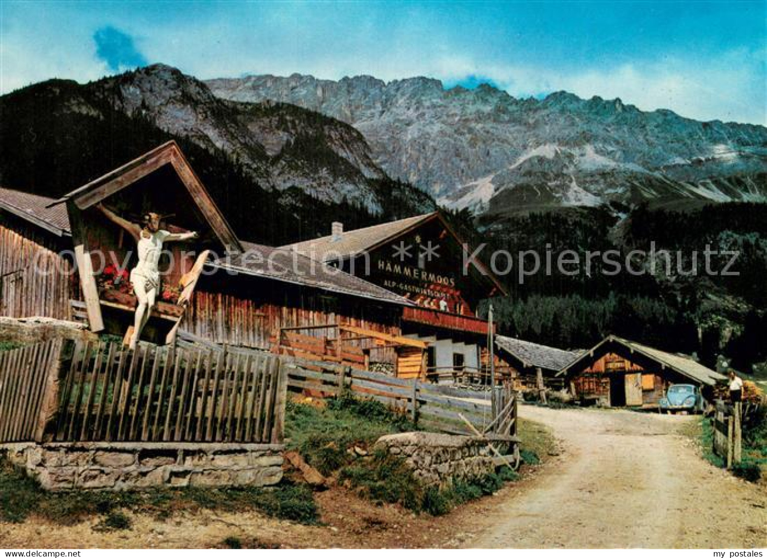 73785176 Haemmermoos 1420m Leutasch Tirol AT Alp Gastwirtschaft Mit Teufelsgrat  - Other & Unclassified