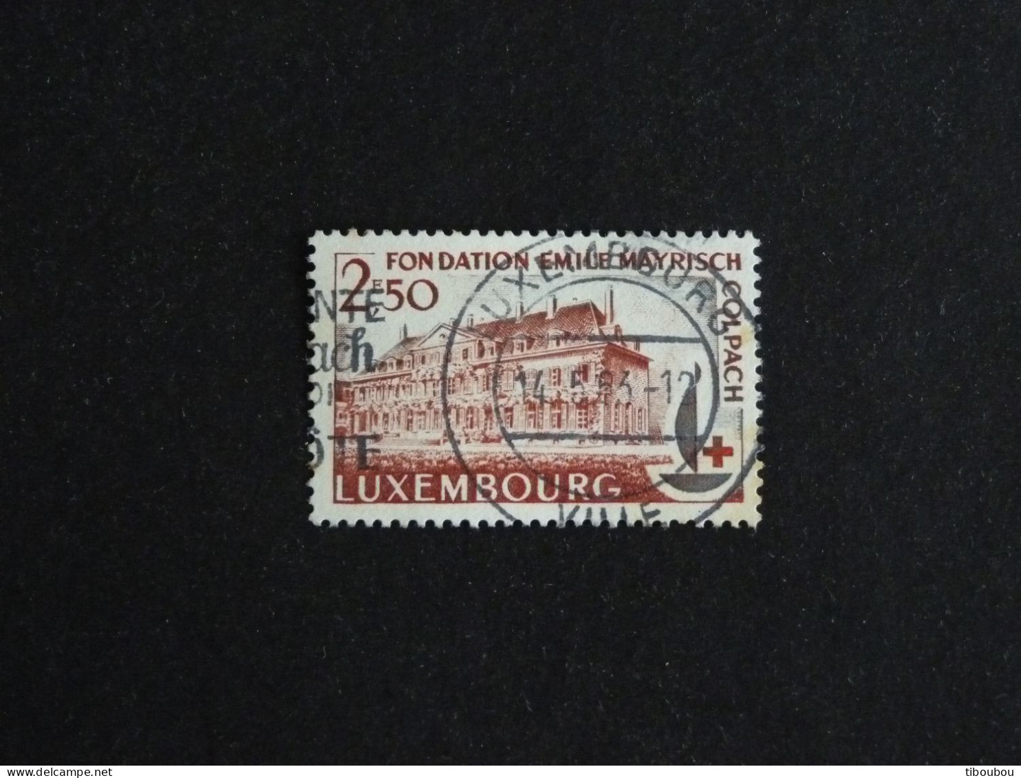 LUXEMBOURG LUXEMBURG YT 632 OBLITERE - CROIX ROUGE INTERNATIONALE / FONDATION EMILE MAYRISCH A COLPACH - Used Stamps