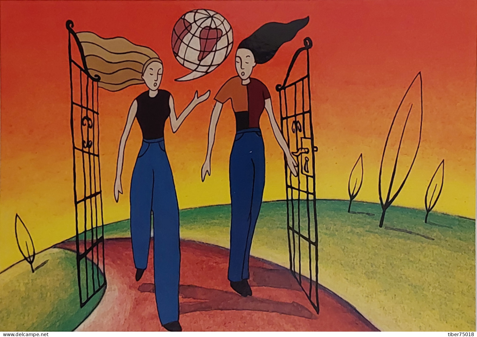 Carte Postale - Levi's (mode - Vêtements) Jeans For Women (animation TV "Trading Secrets" De Raimund Krumme - Fashion