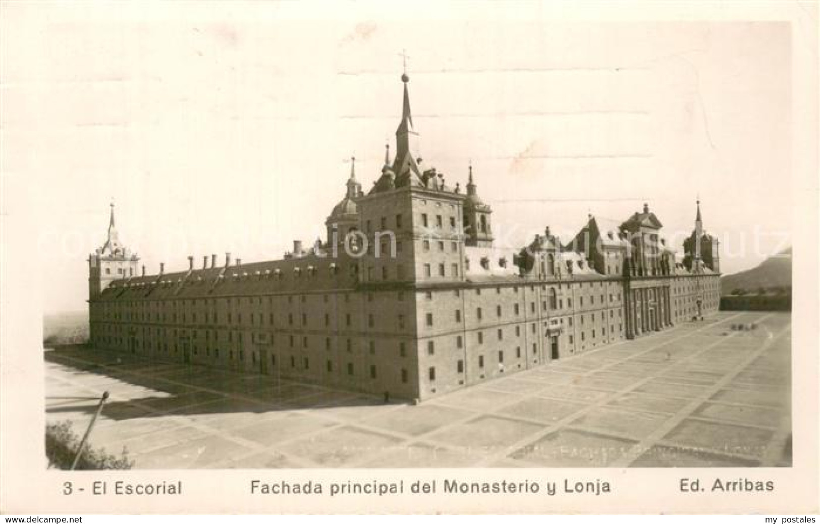 73785141 El Escorial ES Fachada Principal Del Monasterio Y Lonja  - Sonstige & Ohne Zuordnung