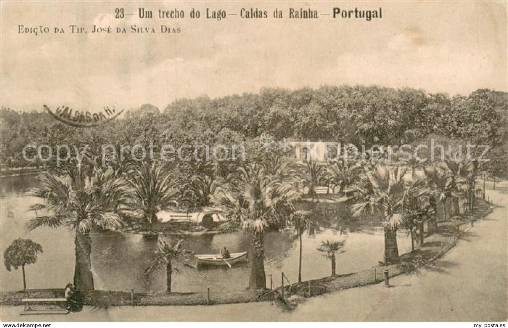 73785137 Caldas Da Rainha PT Um Trecho Do Lago  - Andere & Zonder Classificatie