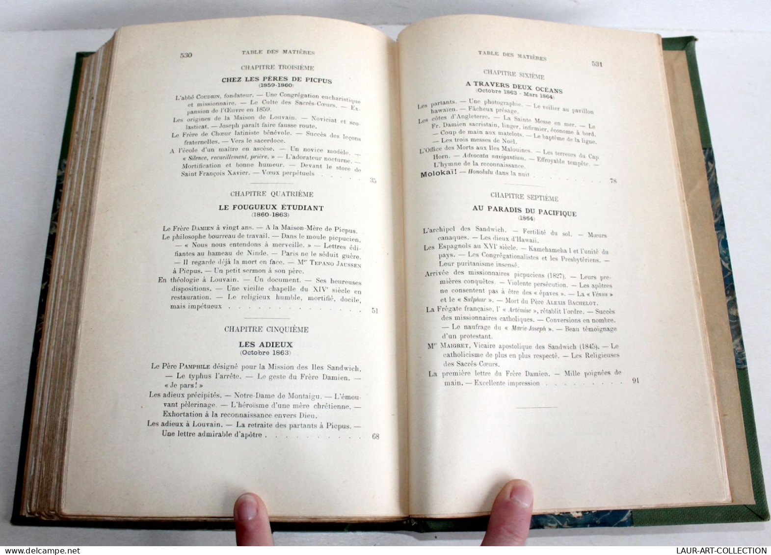 PERE DAMIEN DE VEUSTER APOTRE DES LEPREUX 1840-89 de VITAL JOURDAN 1931 ILLUSTRÉ / ANCIEN LIVRE XIXe SIECLE (2603.126)