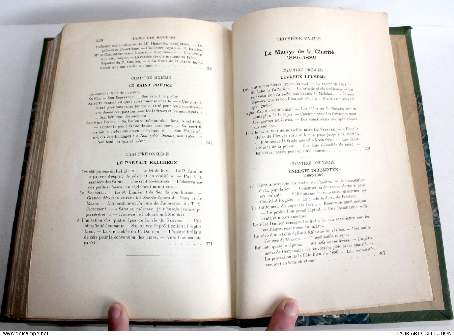 PERE DAMIEN DE VEUSTER APOTRE DES LEPREUX 1840-89 de VITAL JOURDAN 1931 ILLUSTRÉ / ANCIEN LIVRE XIXe SIECLE (2603.126)