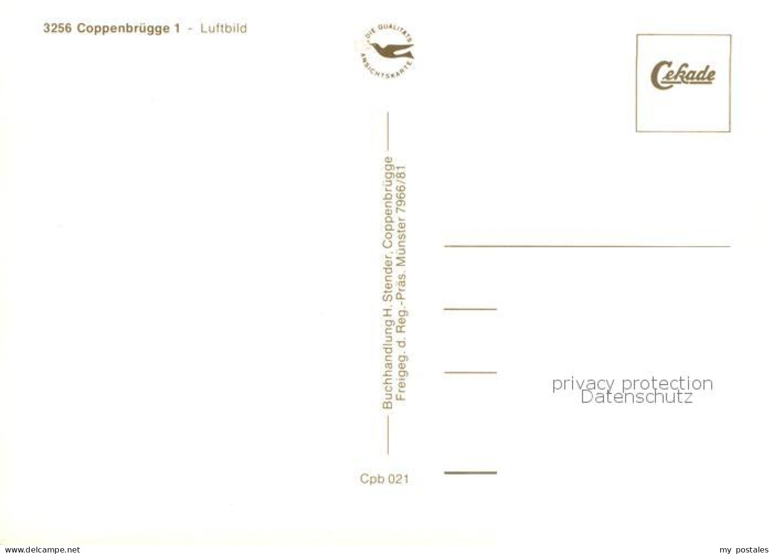 73785132 Coppenbruegge Fliegeraufnahme Coppenbruegge - Other & Unclassified