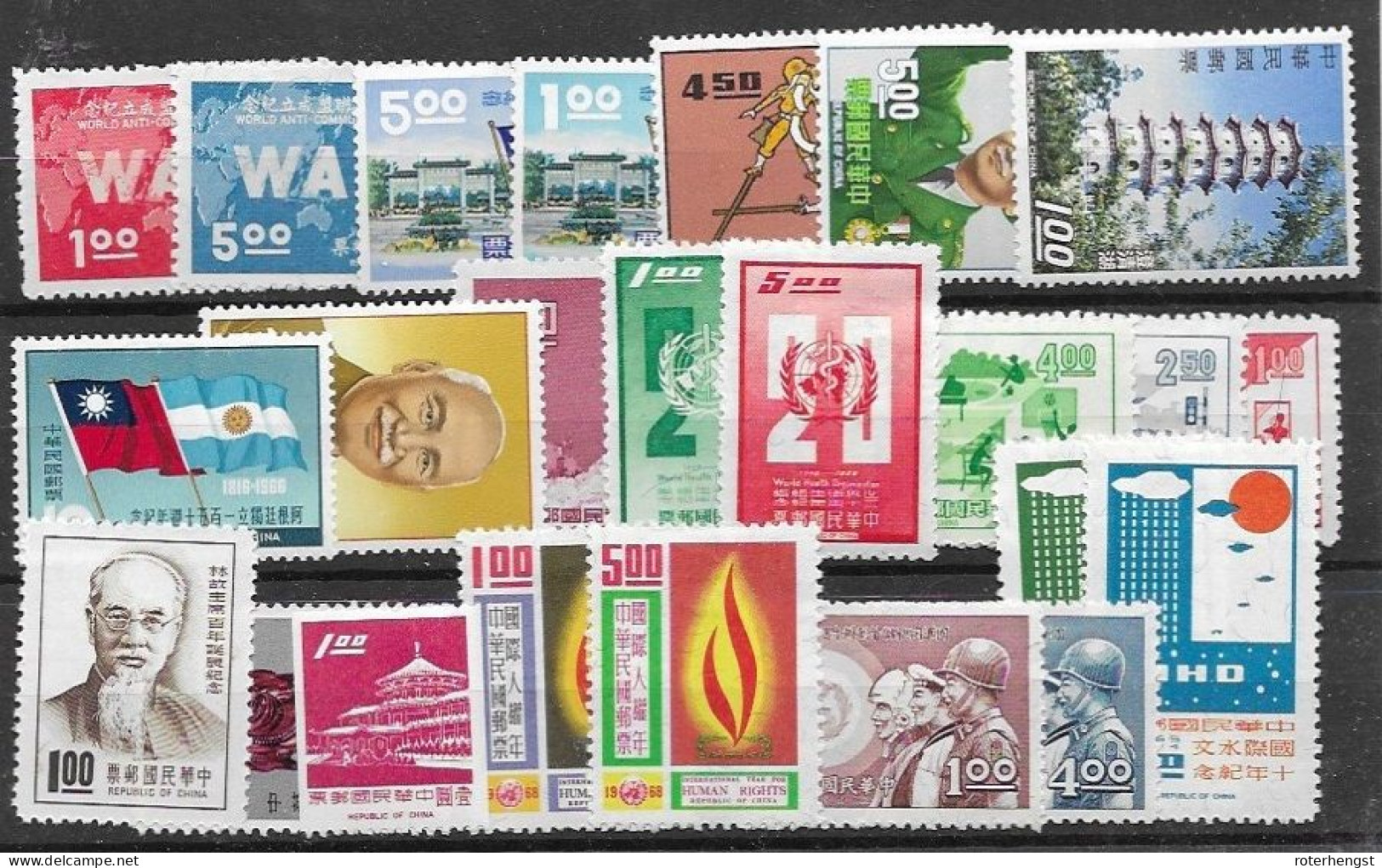 Taiwan Mh * '55-65 (a Few Mint No Gum As Issued **) 2 Scans - Neufs