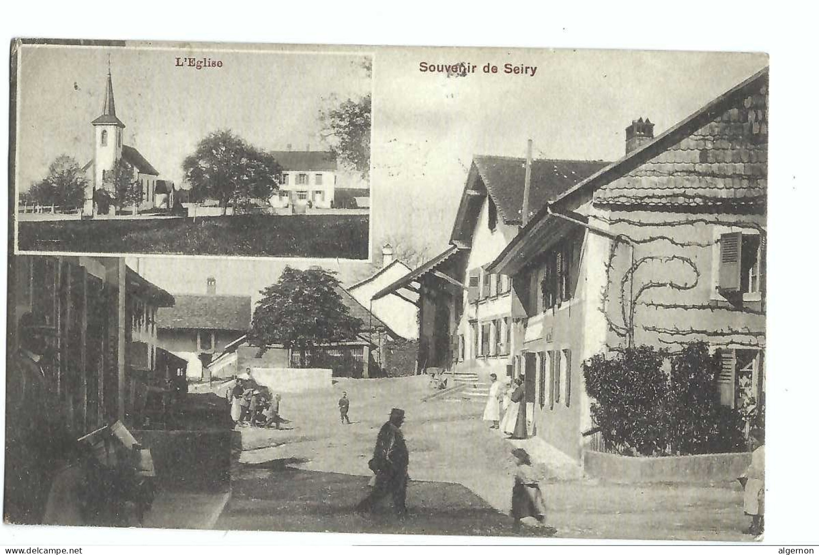 32435 - RARE Souvenir De Seiry L'Eglise Animée - Autres & Non Classés