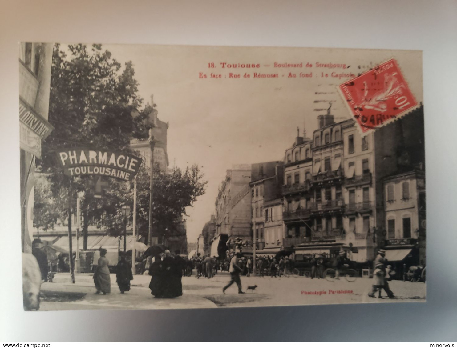 Toulouse - Boulevard De Strasbourg - En Face Rue De Rémusat - Au Fond Le Capitole - Toulouse