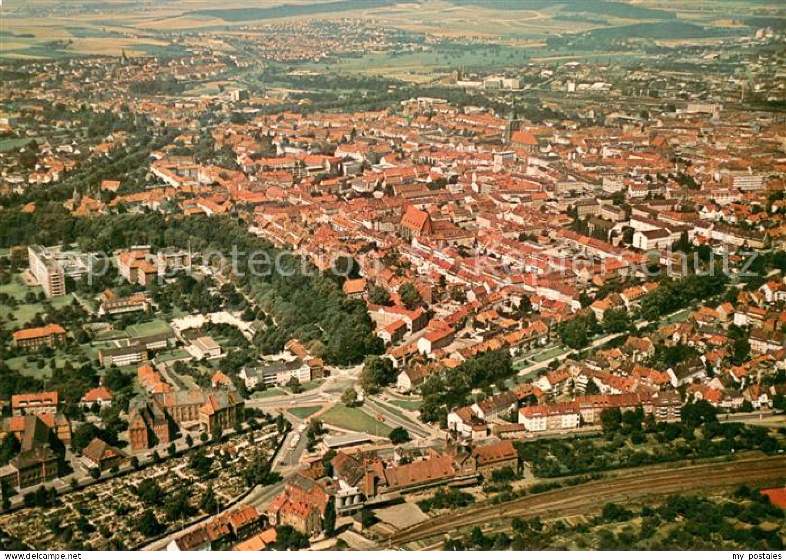 73785105 Hildesheim Fliegeraufnahme Gesamtansicht Hildesheim - Hildesheim