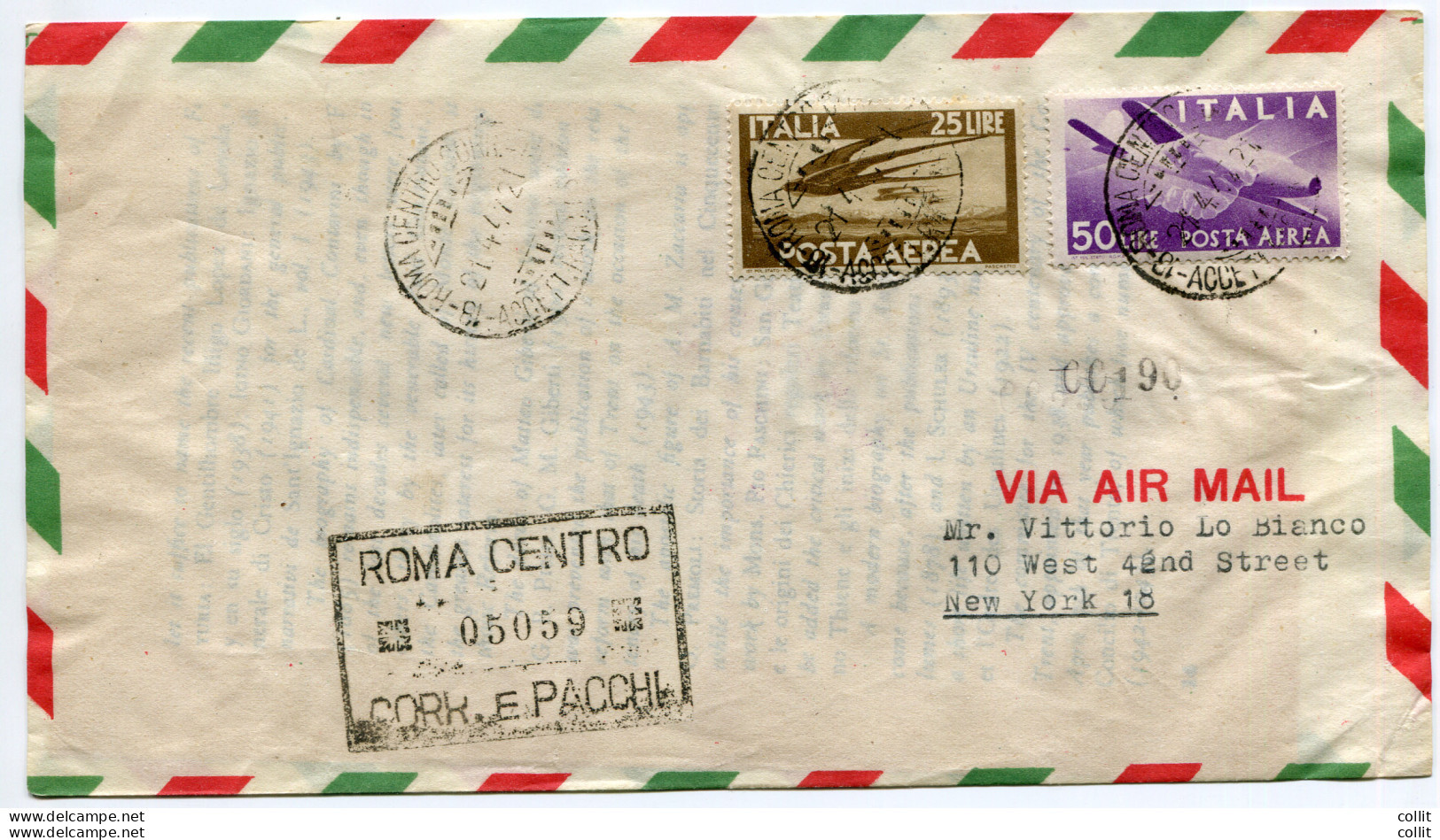 Precursori FDC - P.A. "Democratica" Lire 25 E 50 Vittorio Lo Bianco - FDC