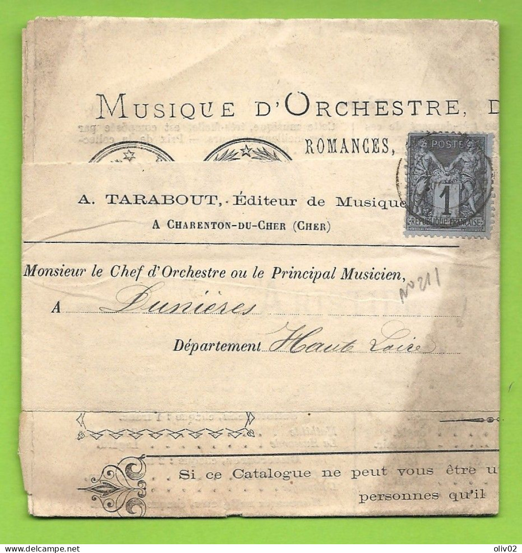 Cher - Charenton Sur Cher Pour Dunières (Haute Loire). MUSIQUE D'ORCHESTRE, D'HARMONIE Ou FANFARE - 1877-1920: Semi Modern Period