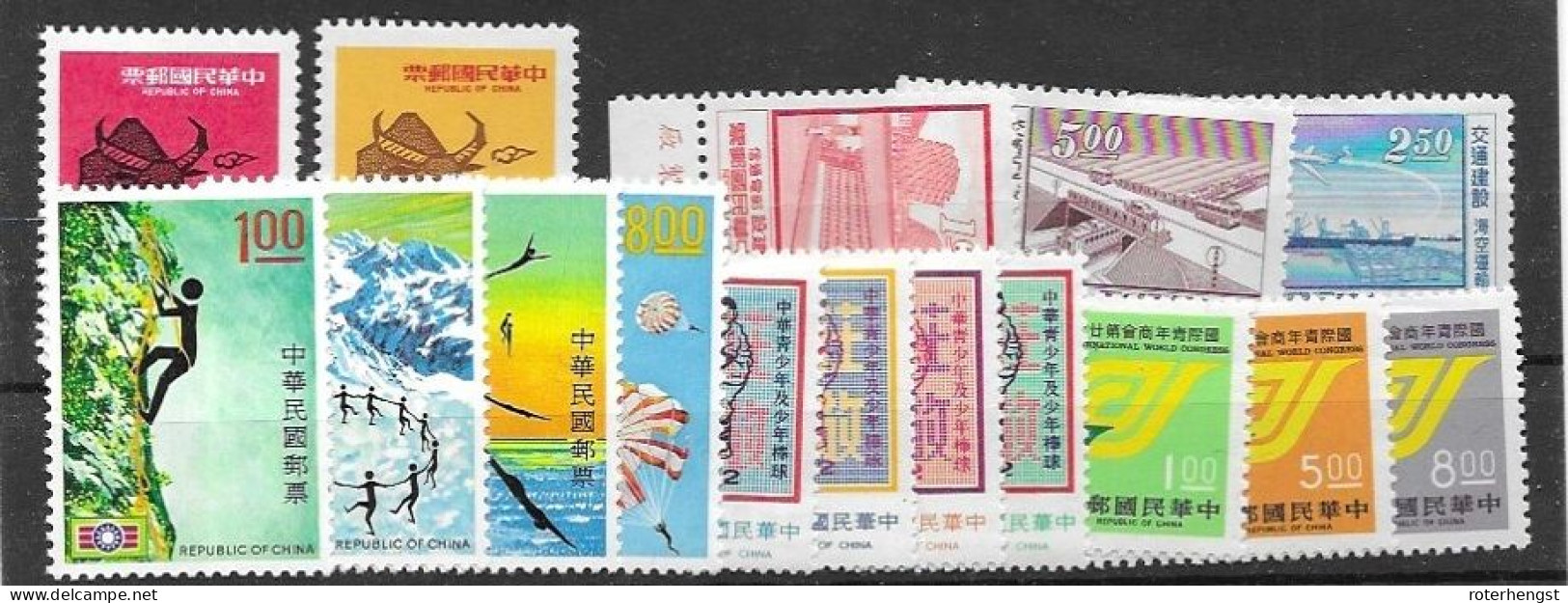 Taiwan Mh * 1972 Lot - Unused Stamps