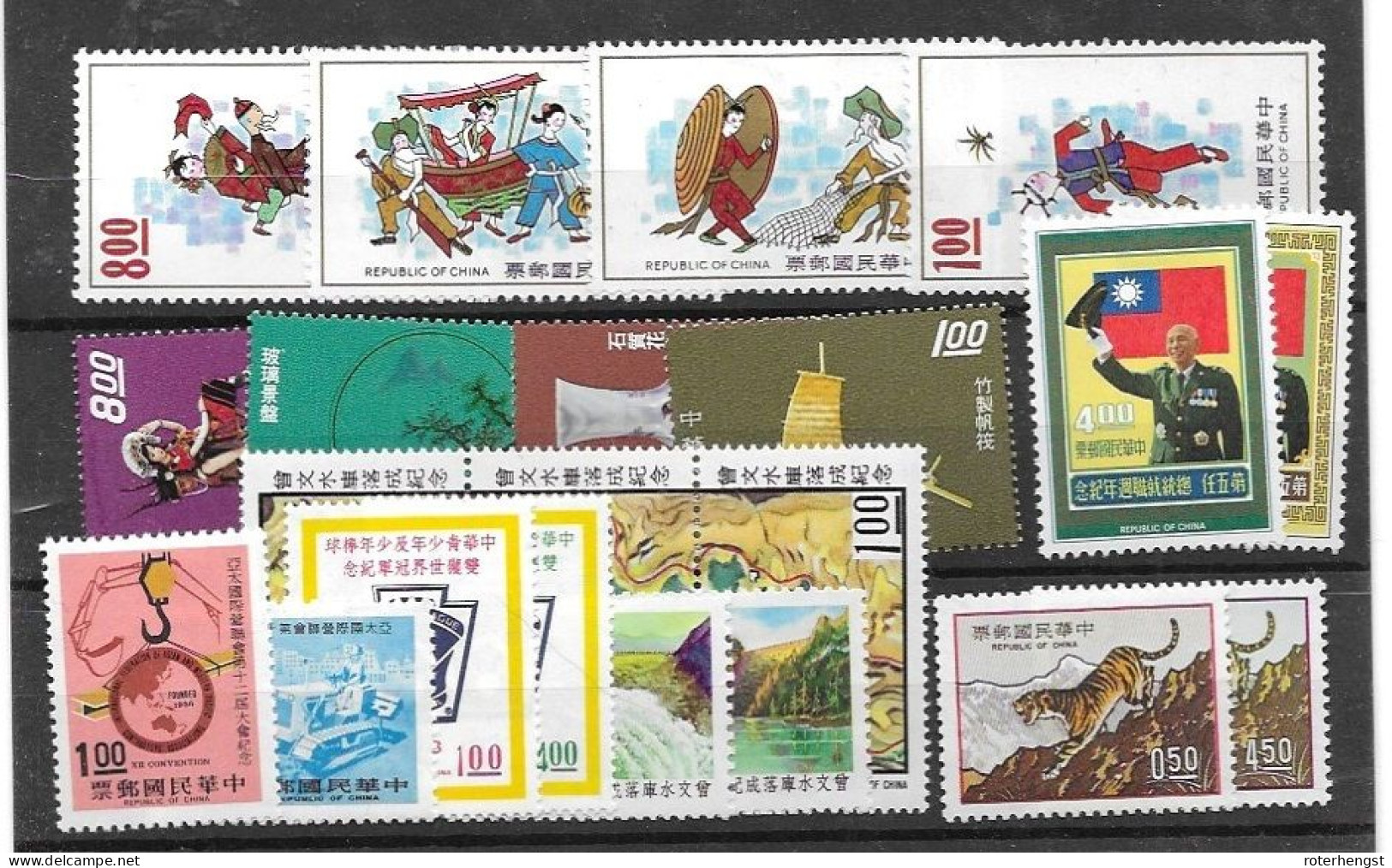 Taiwan Mh *  (last 4-5 Stamps **) 1973 Lot - Nuevos