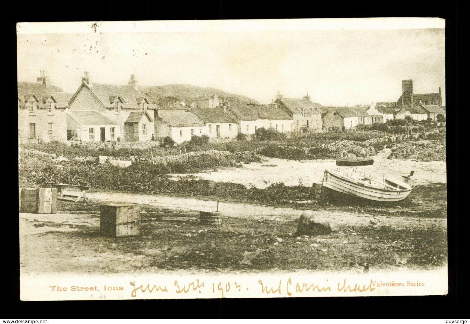 United Kingdom Scotland Iona Island Hebrides Iona The Street - Andere & Zonder Classificatie