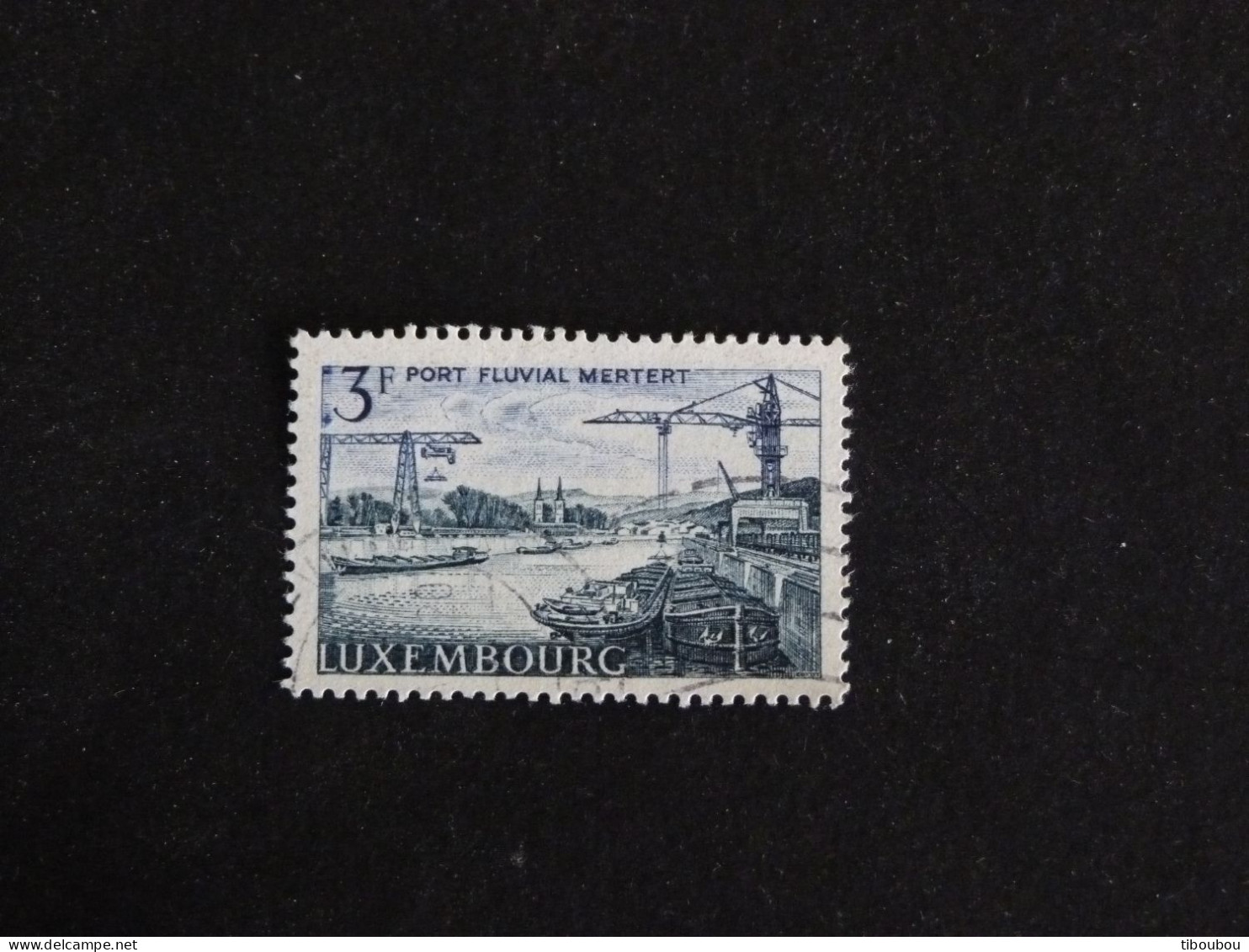 LUXEMBOURG LUXEMBURG YT 708 OBLITERE - PORT FLUVIAL DE MERTERT SUR LA MOSELLE - Used Stamps