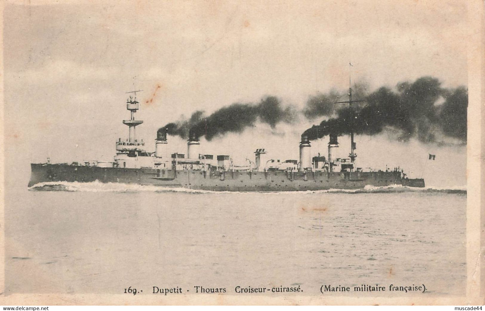 MARINE MILITAIRE FRANCAISE - DUPETIT THOUARS CROISEUR CUIRASSE - Warships