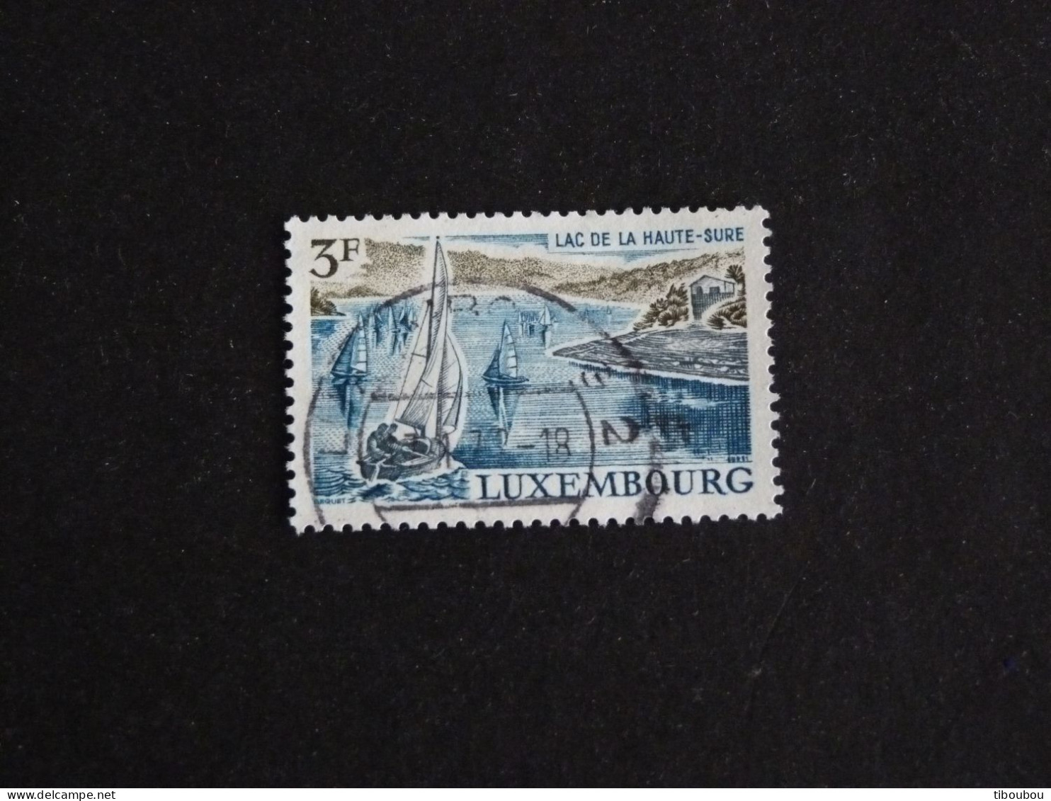 LUXEMBOURG LUXEMBURG YT 782 OBLITERE - LAC DE LA HAUTE SURE - Used Stamps