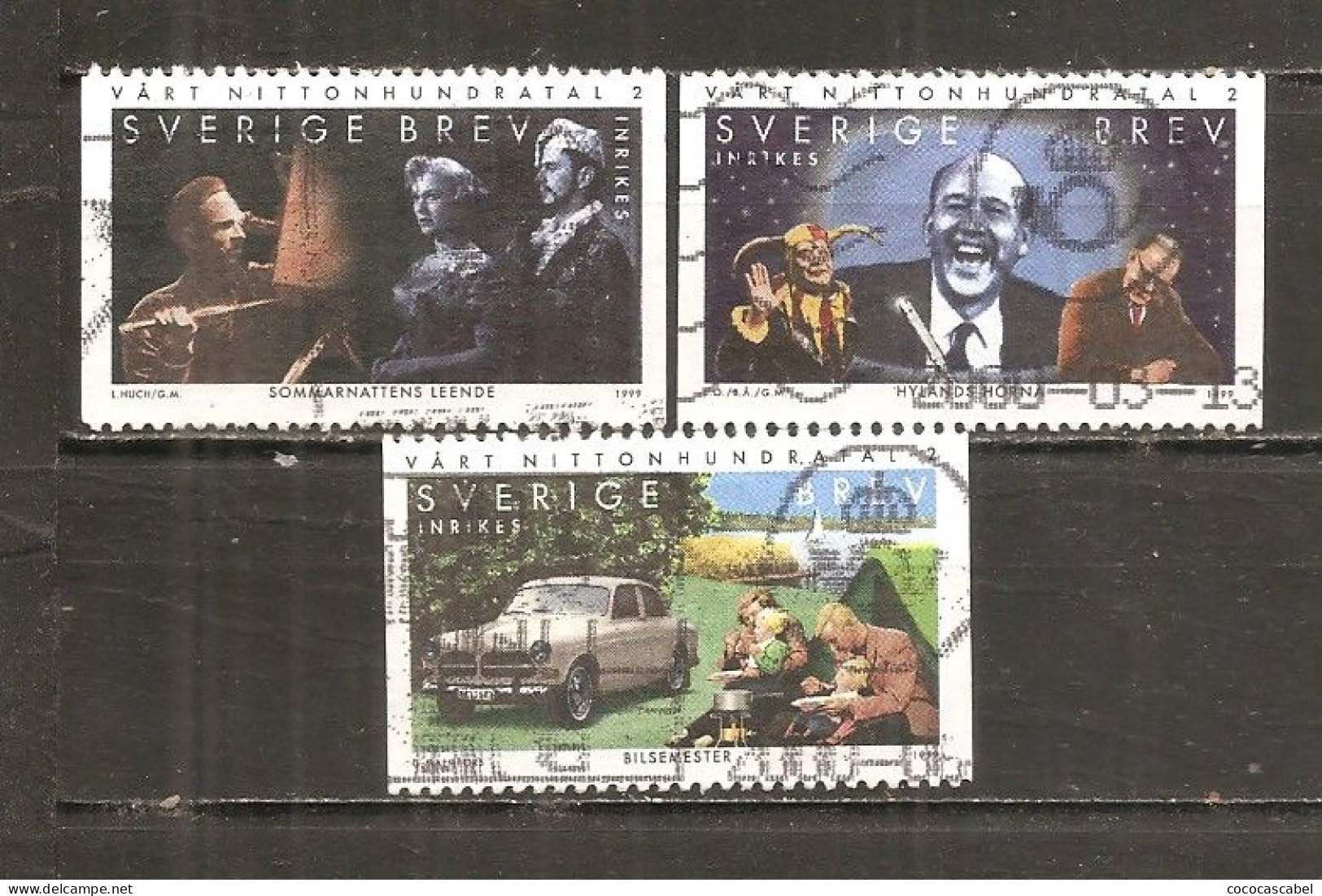 Suecia-Sweden Nº Yvert  2084, 2089, 2091 (usado) (o) - Used Stamps