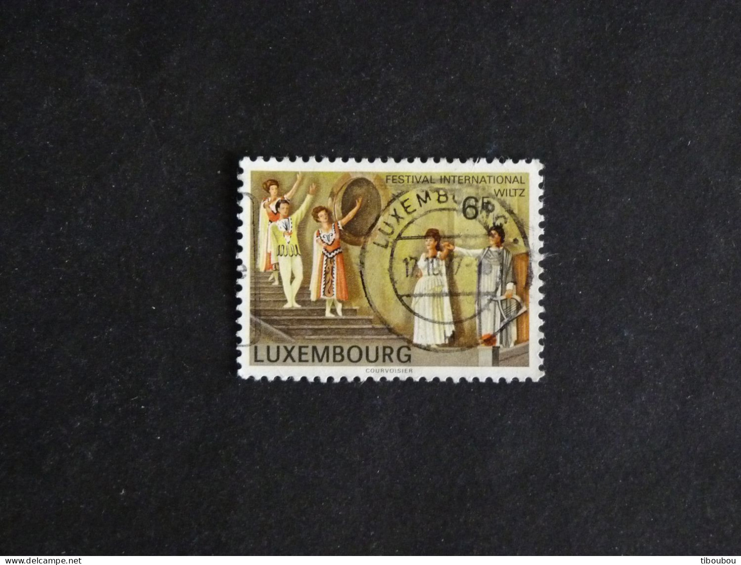 LUXEMBOURG LUXEMBURG YT 902 OBLITERE - FESTIVAL INTERNATIONAL DE WILTZ / SCENE ORPHEE ET EURYDICE - Used Stamps