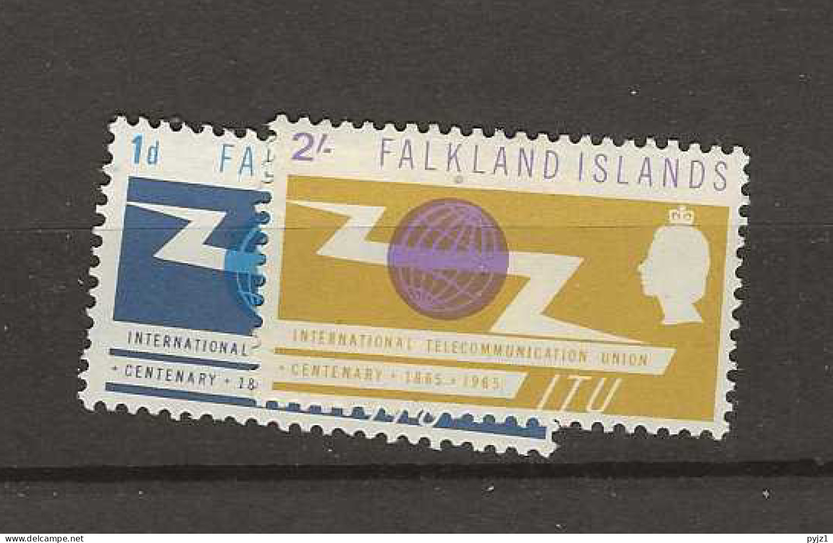 1965 MNH Falkland Islands  Mi 149-50 Postfris** - Falkland Islands