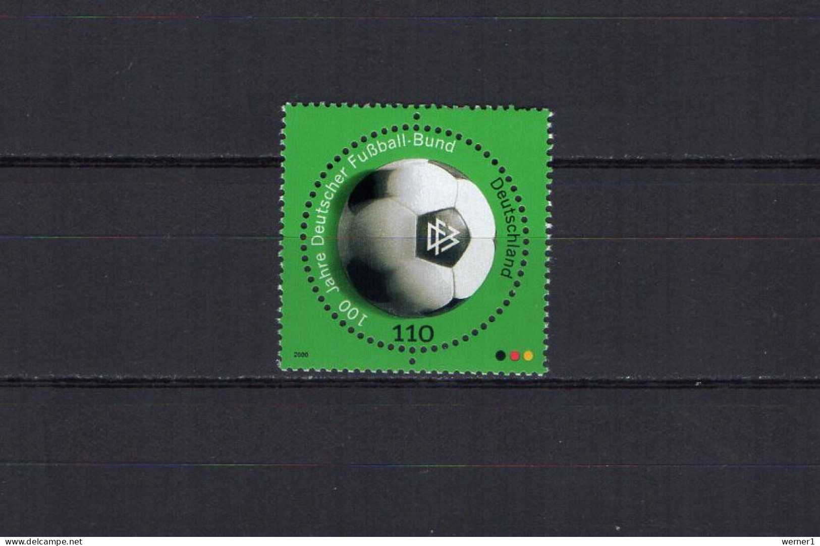 Germany 2000 Football Soccer, DFB 100th Anniv. Stamp MNH - Nuevos