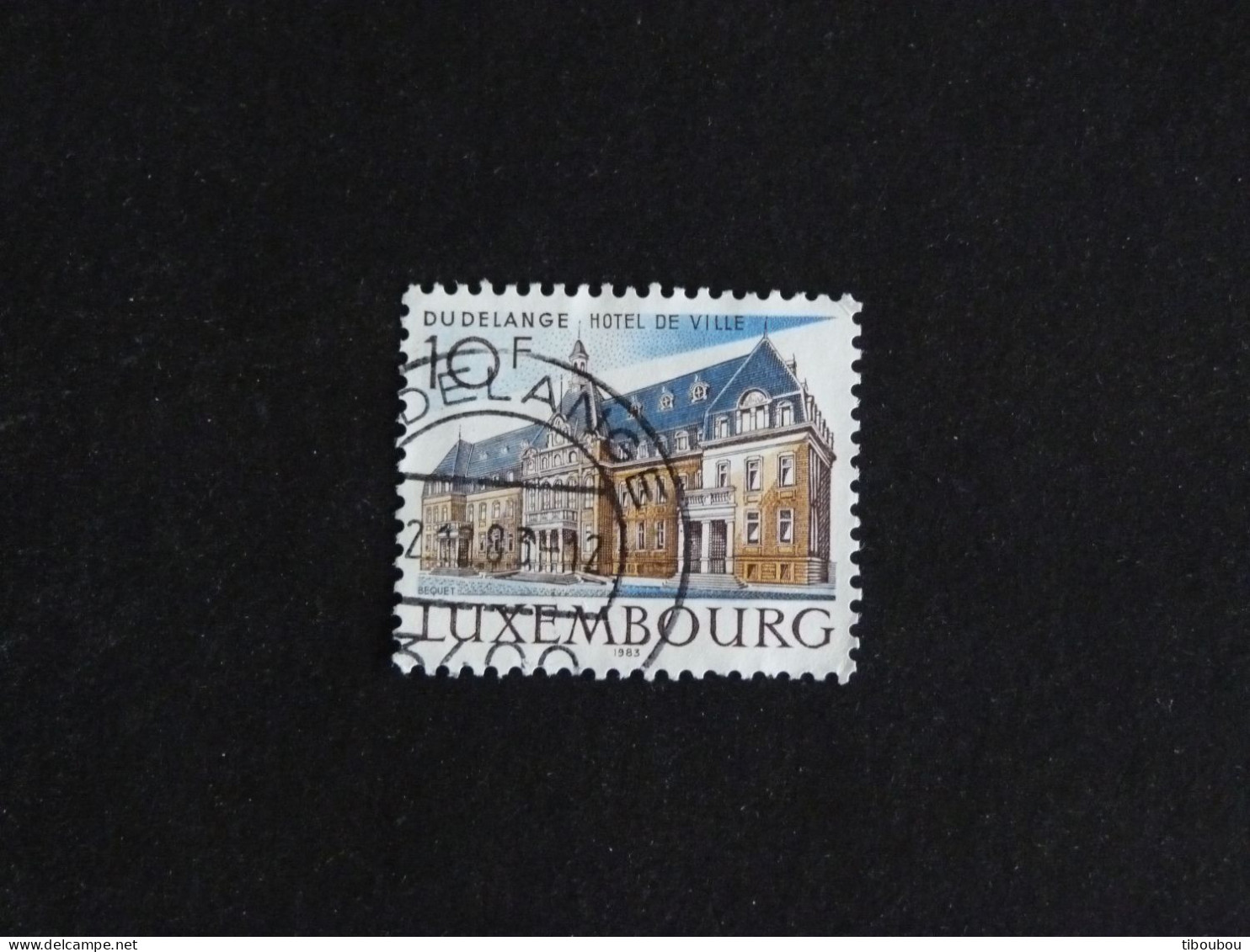 LUXEMBOURG LUXEMBURG YT 1032 OBLITERE - HOTEL DE VILLE DE DUDELANGE - Gebraucht