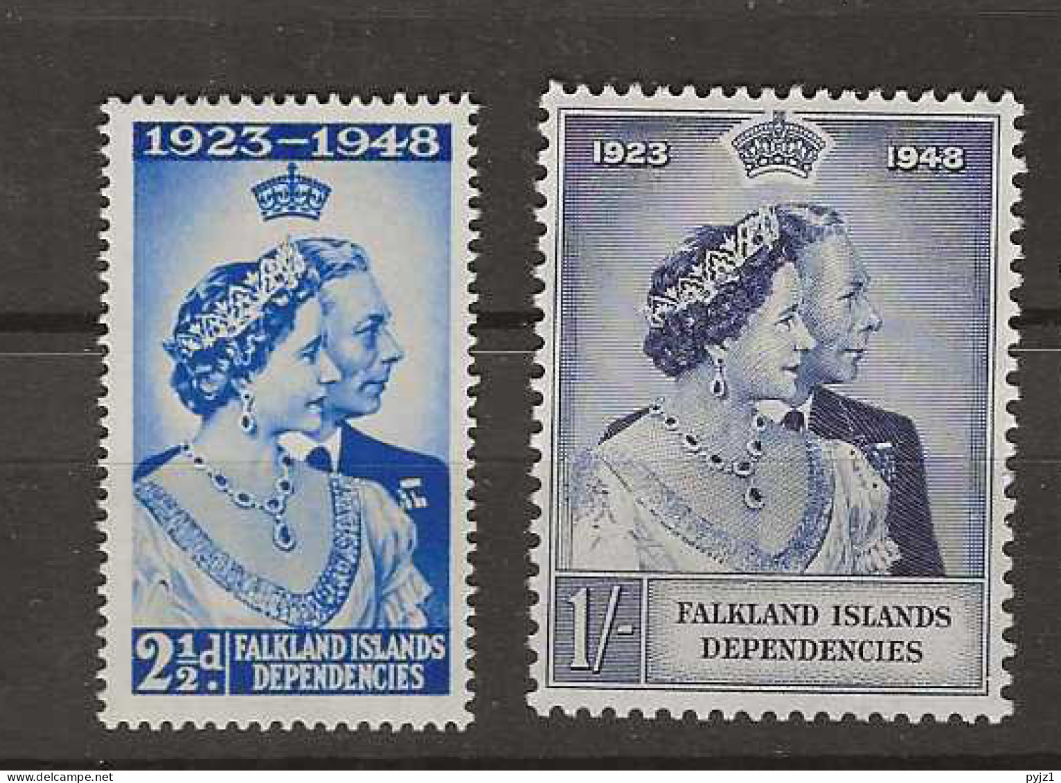 1948 MH Falkland Islands Dependencies Mi 12-13 - Falklandeilanden