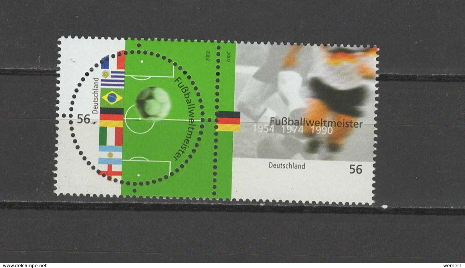 Germany 2002 Football Soccer World Cup Set Of 2 MNH - 2002 – South Korea / Japan