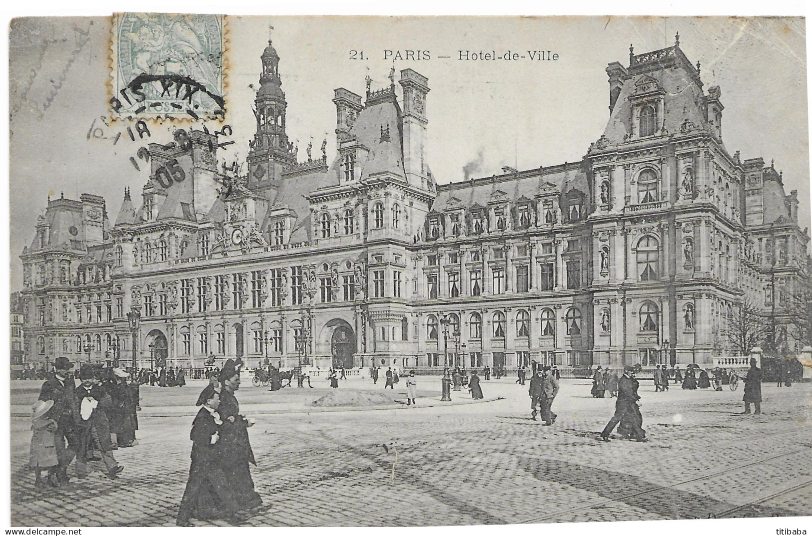 75 Paris Hotel De Ville 21 - Autres Monuments, édifices