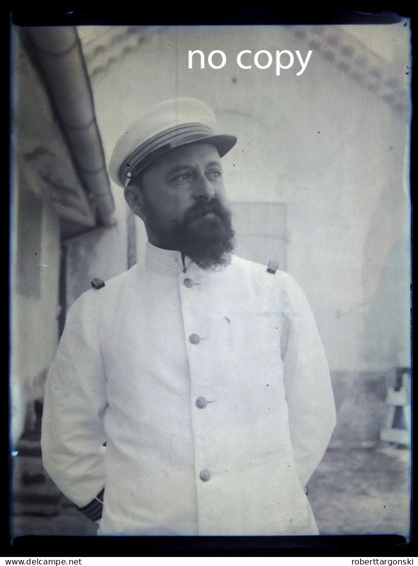 Photo - Plaque Verre - Glass Negative - Marin - Capitaine - France - 9x12 - Plaques De Verre