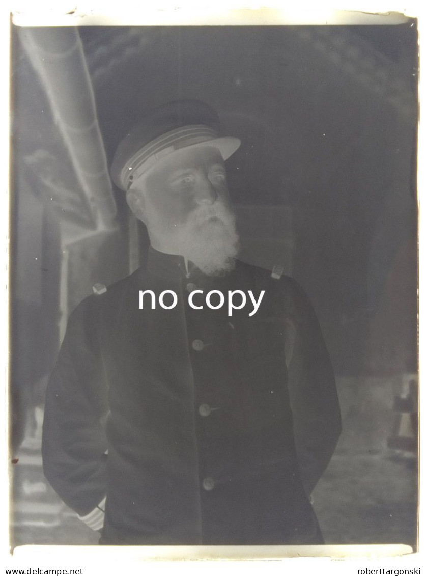 Photo - Plaque Verre - Glass Negative - Marin - Capitaine - France - 9x12 - Diapositivas De Vidrio