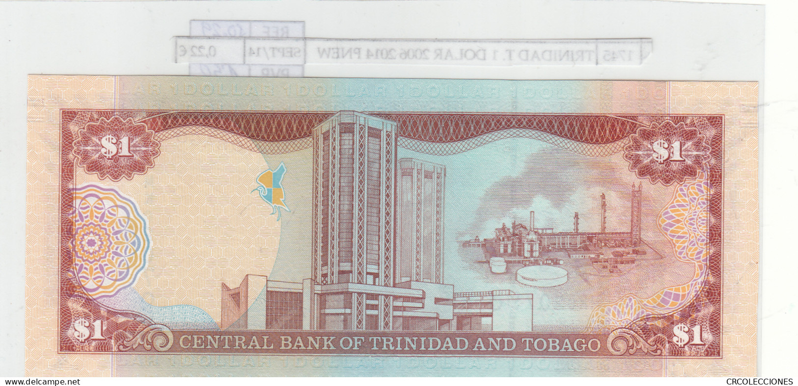 BILLETE TRINIDAD Y TOBAGO 1 DOLAR 2006 P-46Аa.1  - Sonstige – Amerika