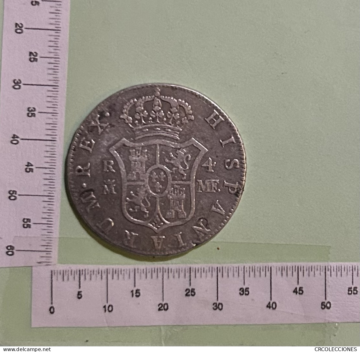 CRE3273 MONEDA ESPAÑA CARLOS IV 4 REALES 1793 MADRID PLATA - Autres & Non Classés