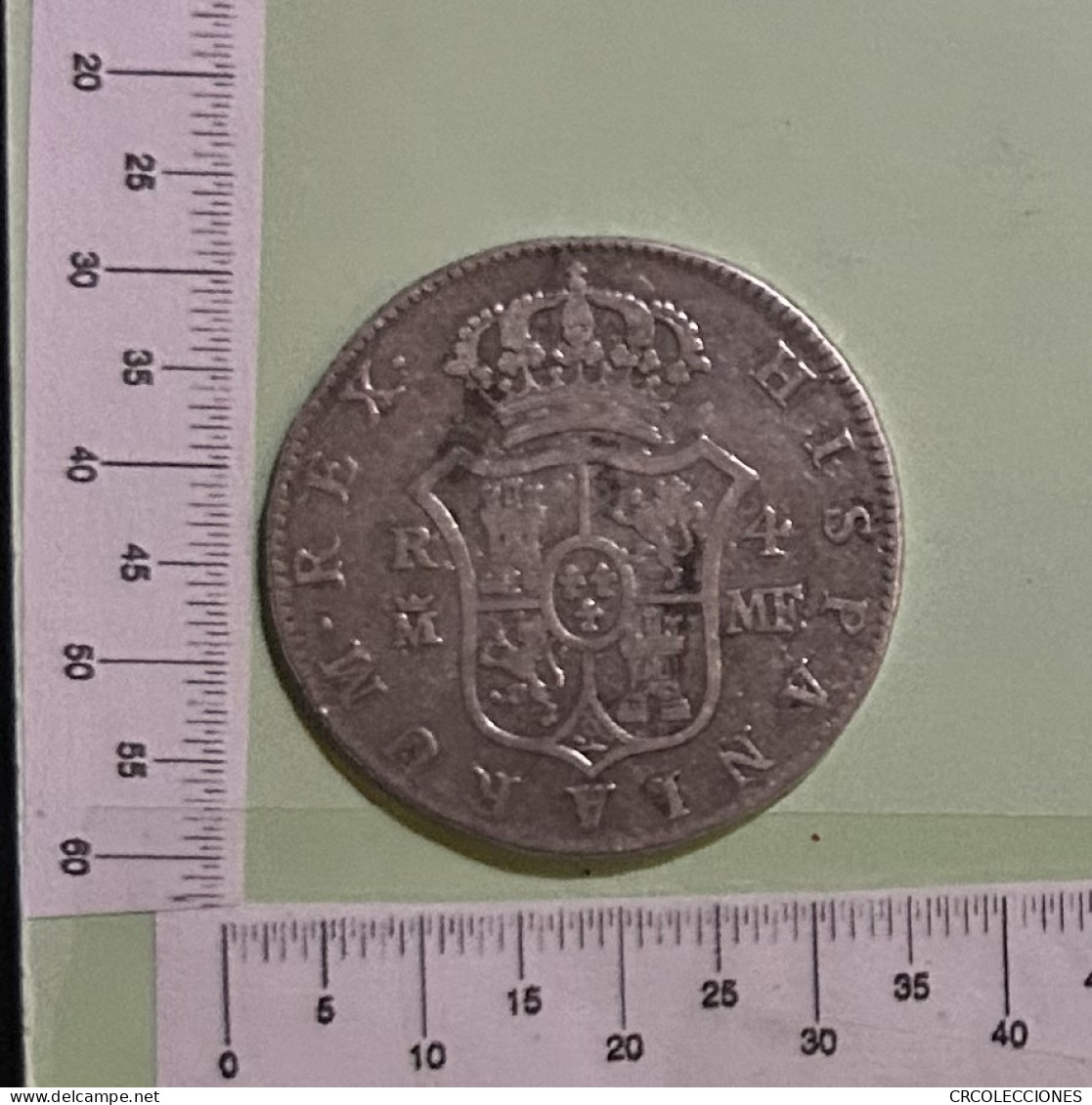 CRE2924 MONEDA ESPAÑA CARLOS IV 4 REALES 1792 MADRID PLATA - Autres & Non Classés