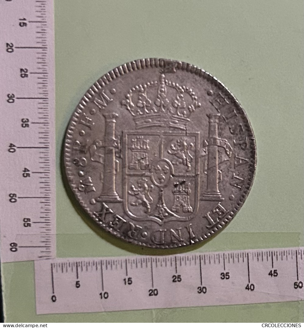 CRE2923 MONEDA ESPAÑA CARLOS III 8 REALES 1788 MEXICO PLATA - Autres & Non Classés