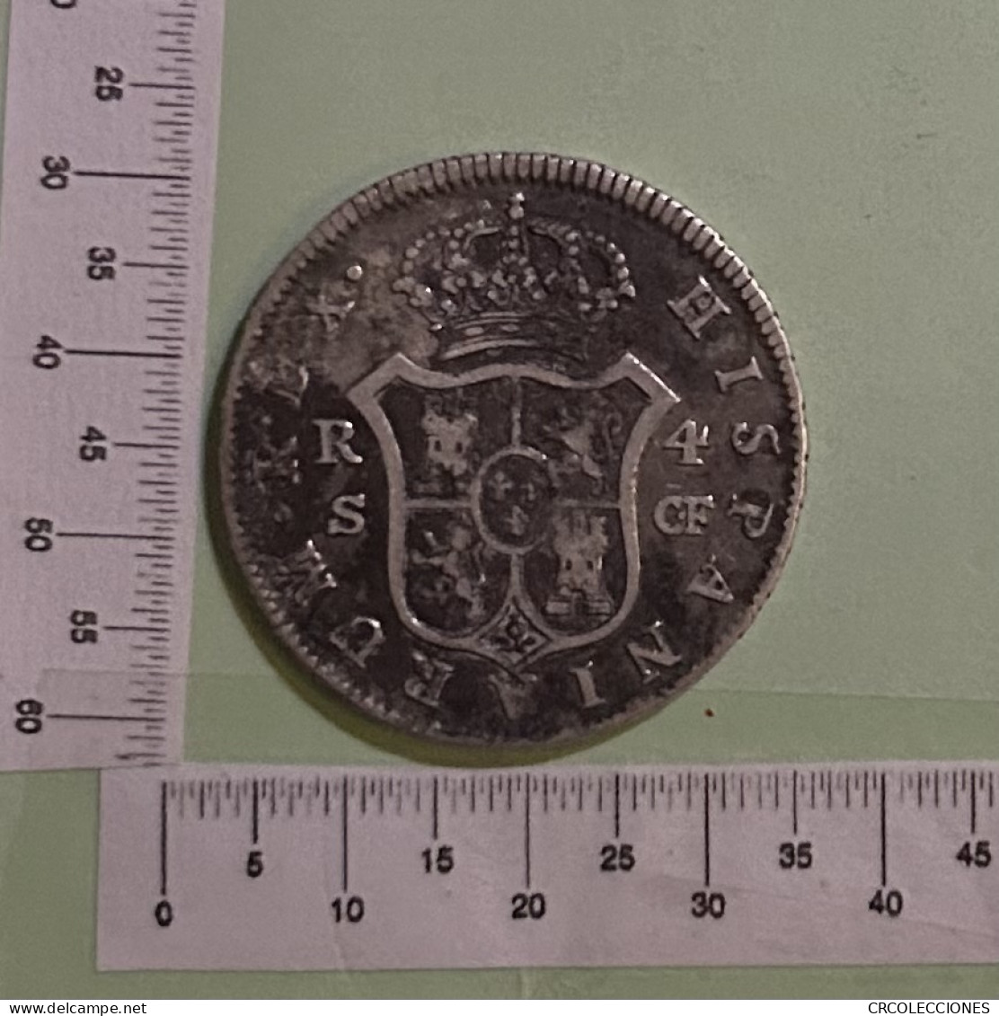 CRE2915 MONEDA ESPAÑA CARLOS III 8 REALES 1780 SEVILLA PLATA - Sonstige & Ohne Zuordnung