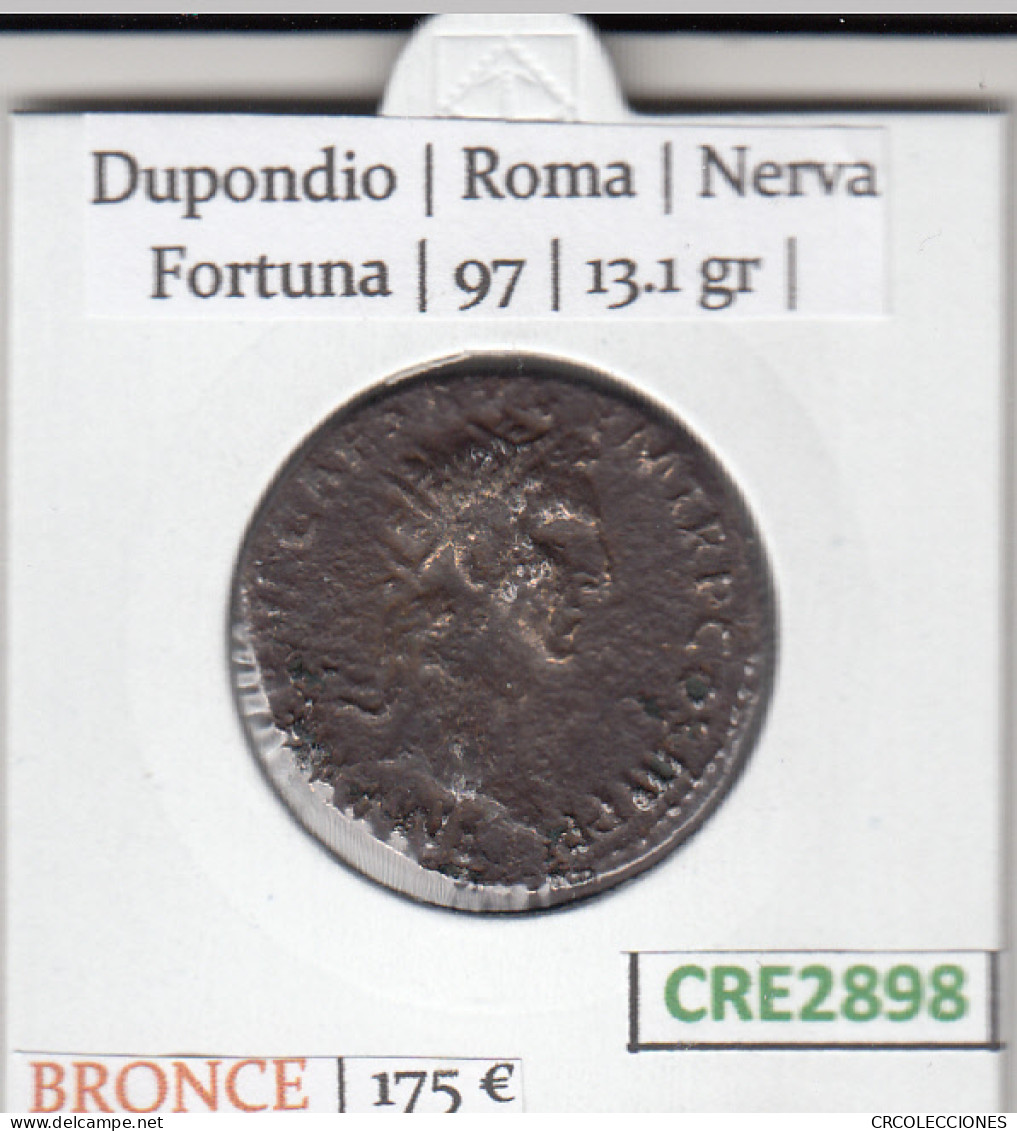 CRE2898 MONEDA ROMANA DUPONDIO VER DESCRIPCION EN FOTO - Republic (280 BC To 27 BC)