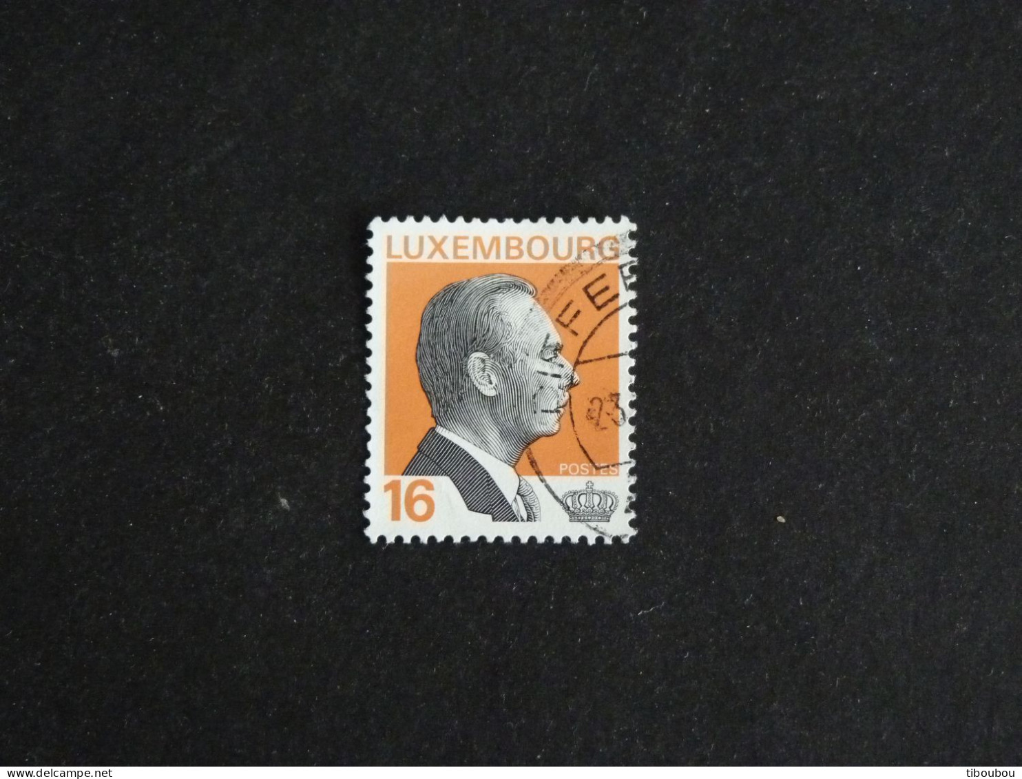 LUXEMBOURG LUXEMBURG YT 1309 OBLITERE - GRAND DUC JEAN - Used Stamps