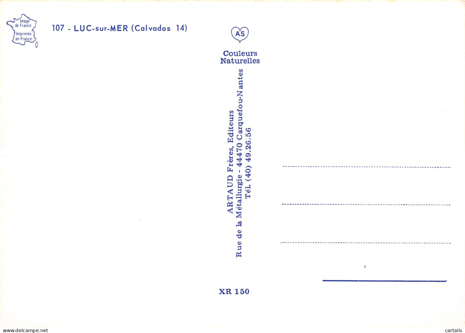 14-LUC SUR MER-N°3772-B/0389 - Luc Sur Mer