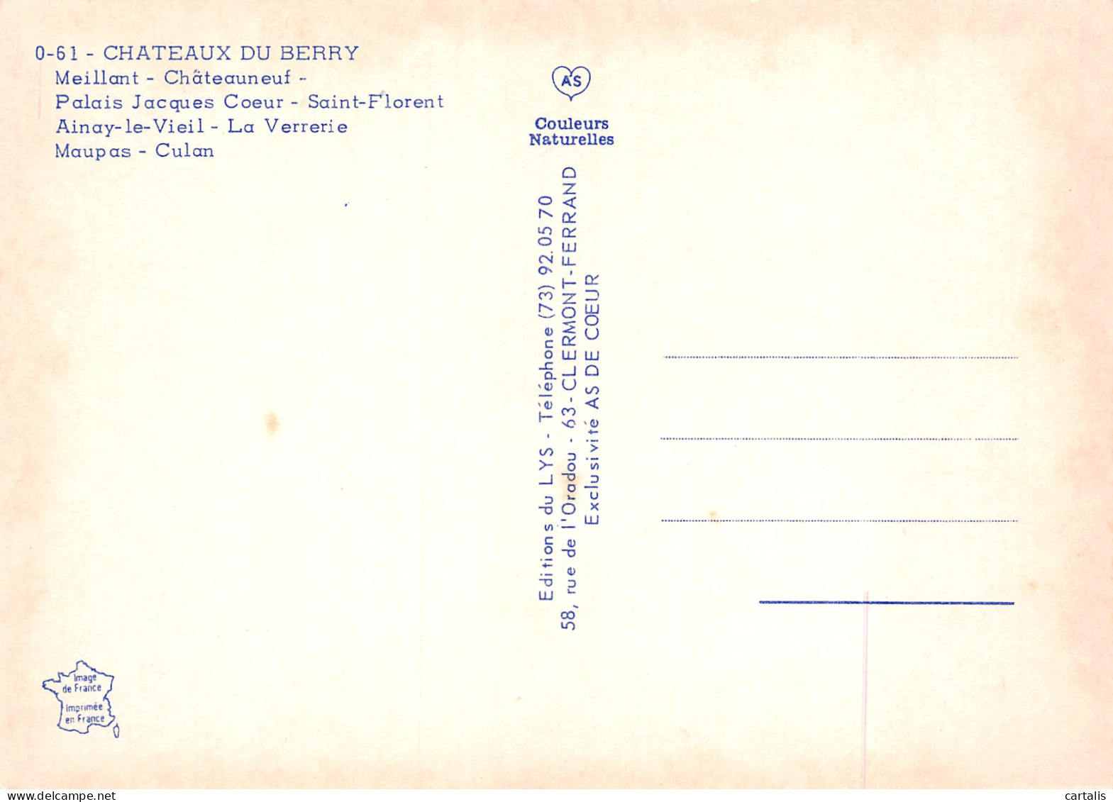 18-BERRY-N°3772-B/0241 - Autres & Non Classés