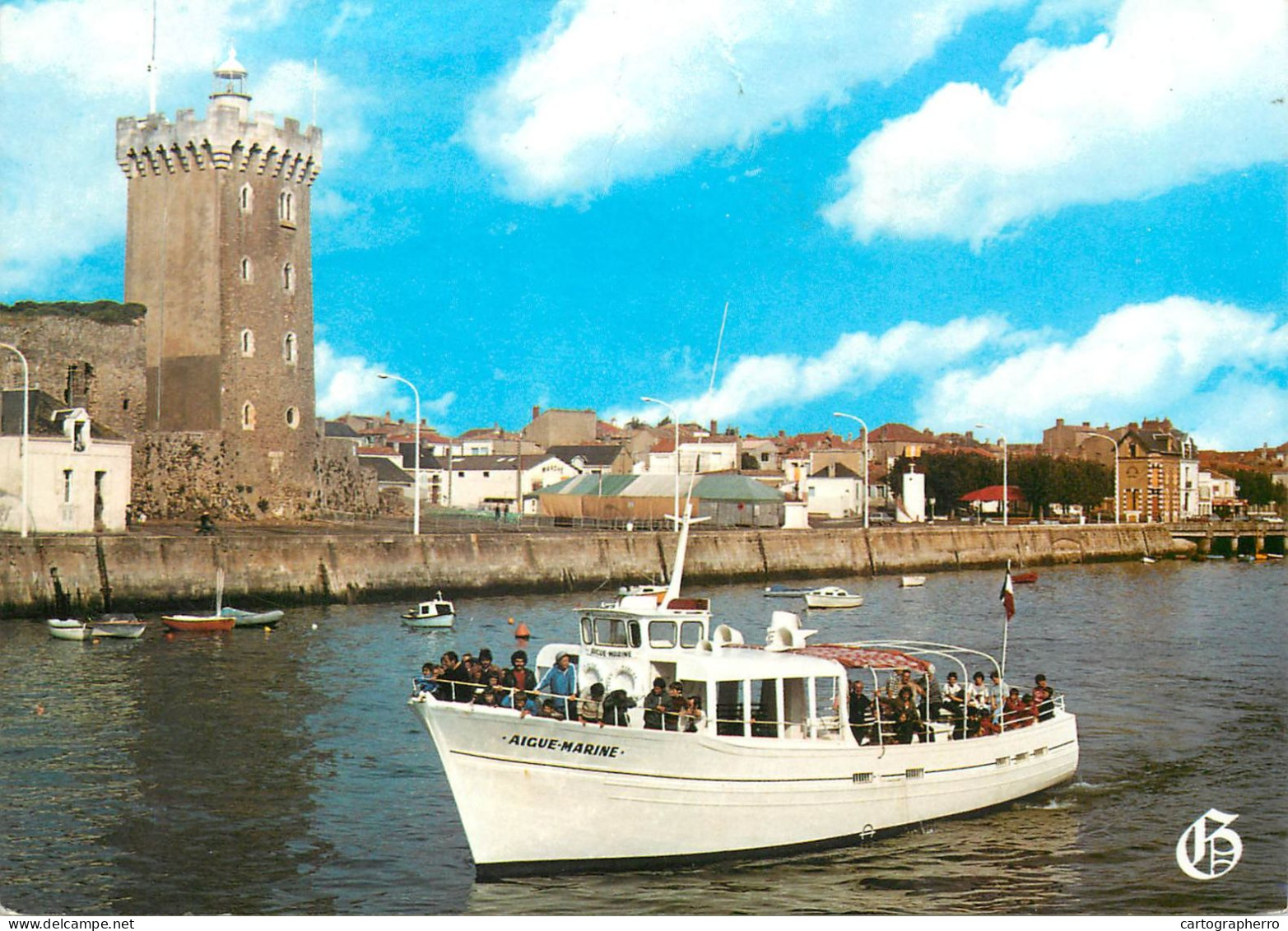 Navigation Sailing Vessels & Boats Themed Postcard Les Sables D'Olonne - Segelboote